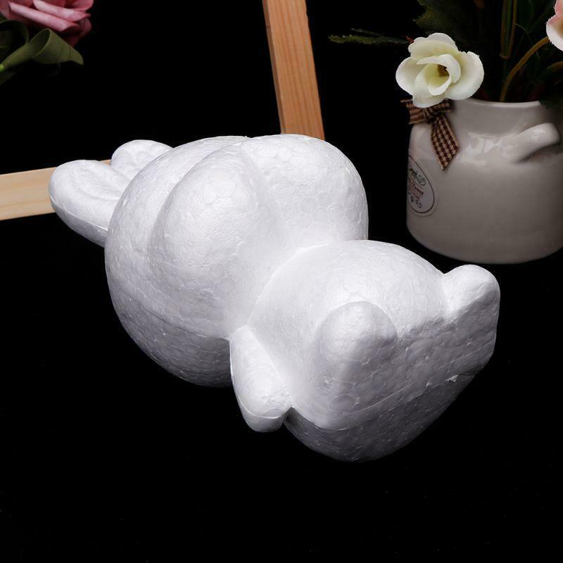 Modeling Rabbit White Polystyrene Foam Balls Styrofoam Crafts For DIY Christmas