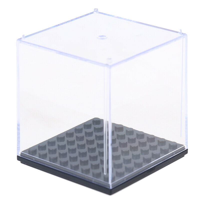 (7x7x7 cm) Acrylic Display Case Cube Dustproof ShowCase For Models Dol.l8