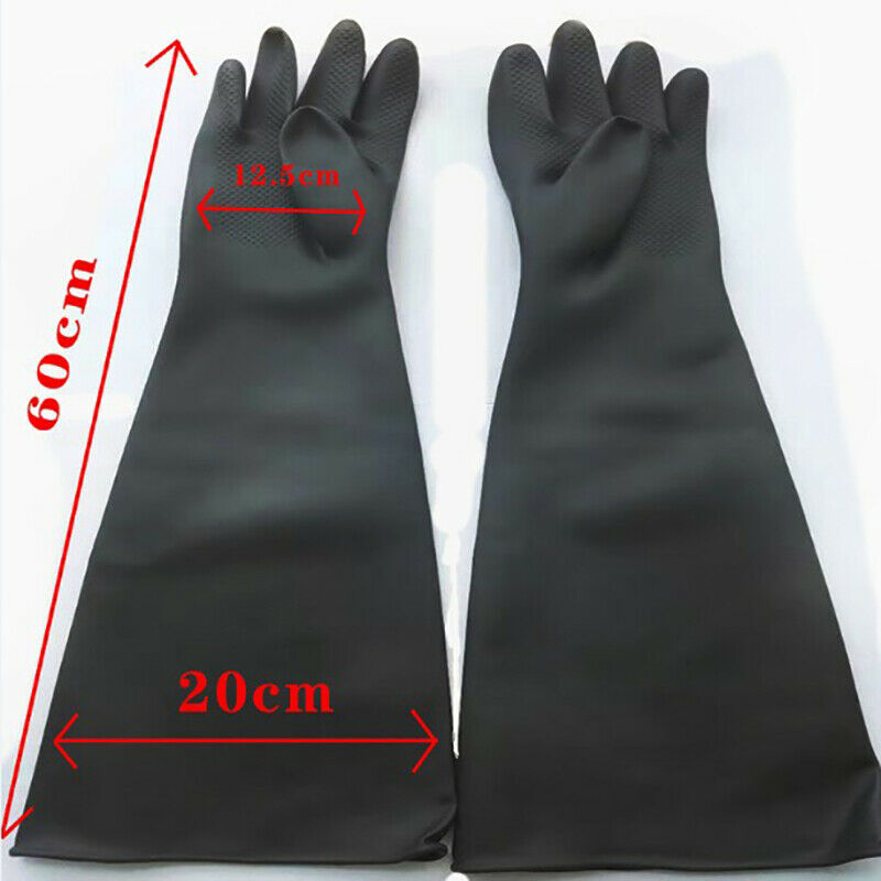 Sand Blasting Gloves for Sandblast Cabinet Gloves 60x20cm E1P6P6