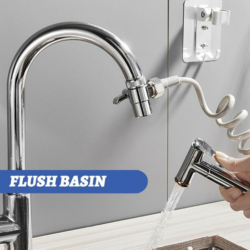 Handheld Shower Head, Hair Washing Handshower Faucet Rinser Set with 5ft Hose