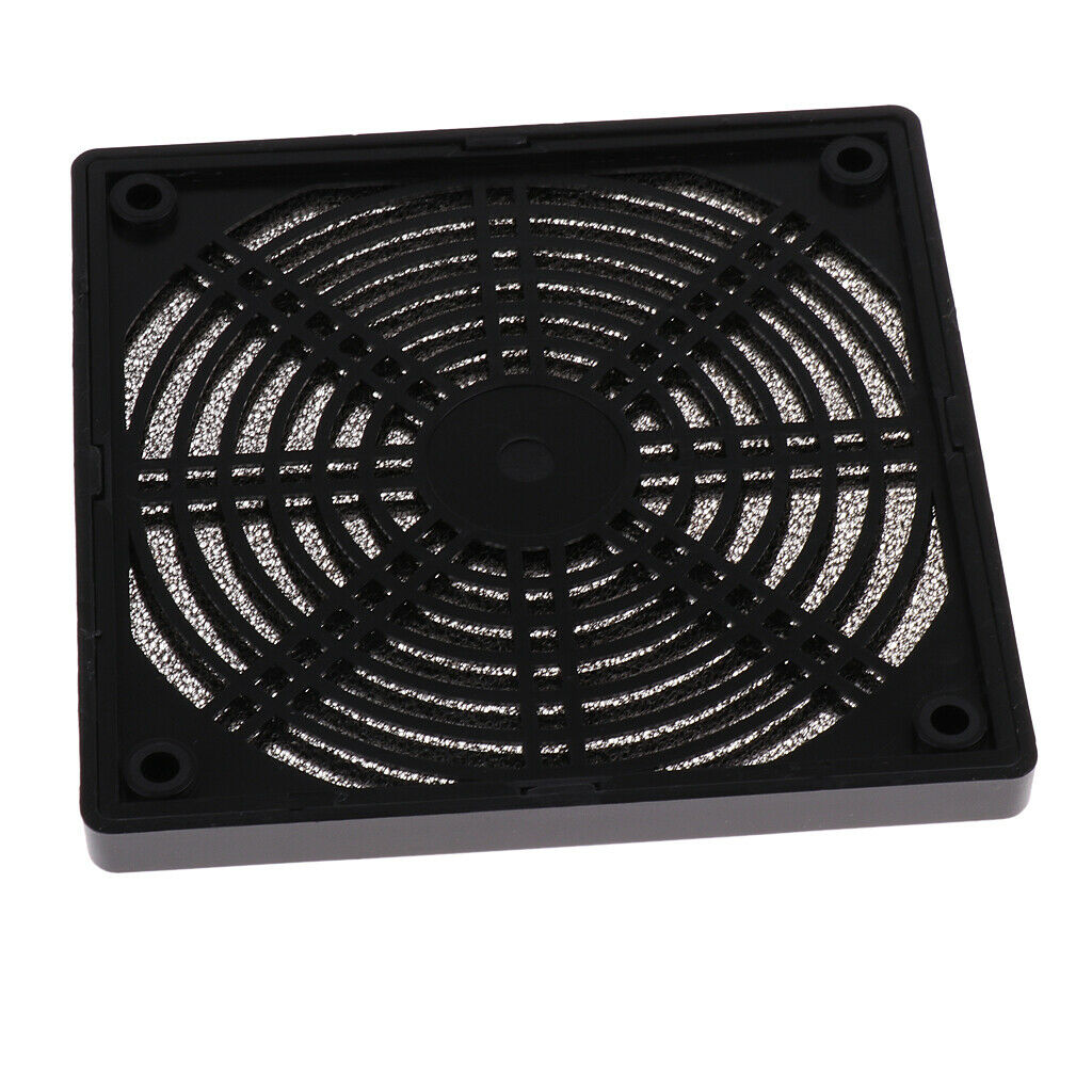 10Pack Dustproof 120mm Computer Case Fan Dust Filter Guard Grill Cover Black