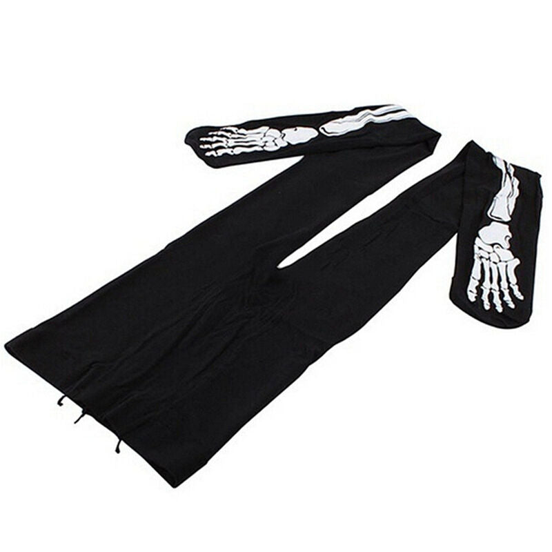 Trendy Women Charming Sexy Skeleton Tattoo Socks Pantyhose Stockings Tigh.l8