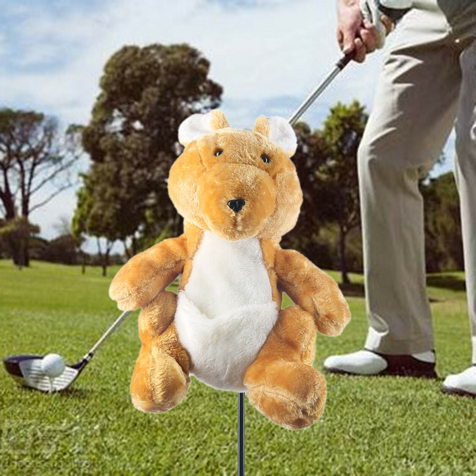 Plush Head Covers Woods Hybrid Putter Golf Covers for Woods and Hybrids