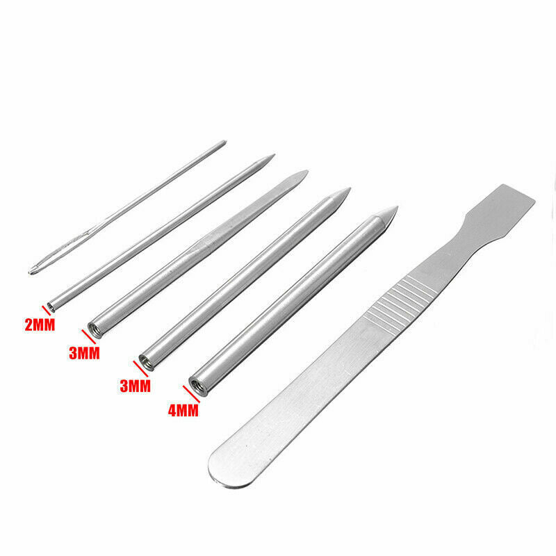 6PCS Paracord Bracelet Stainless Steel FID Lacing Stitching Needles Set Creative