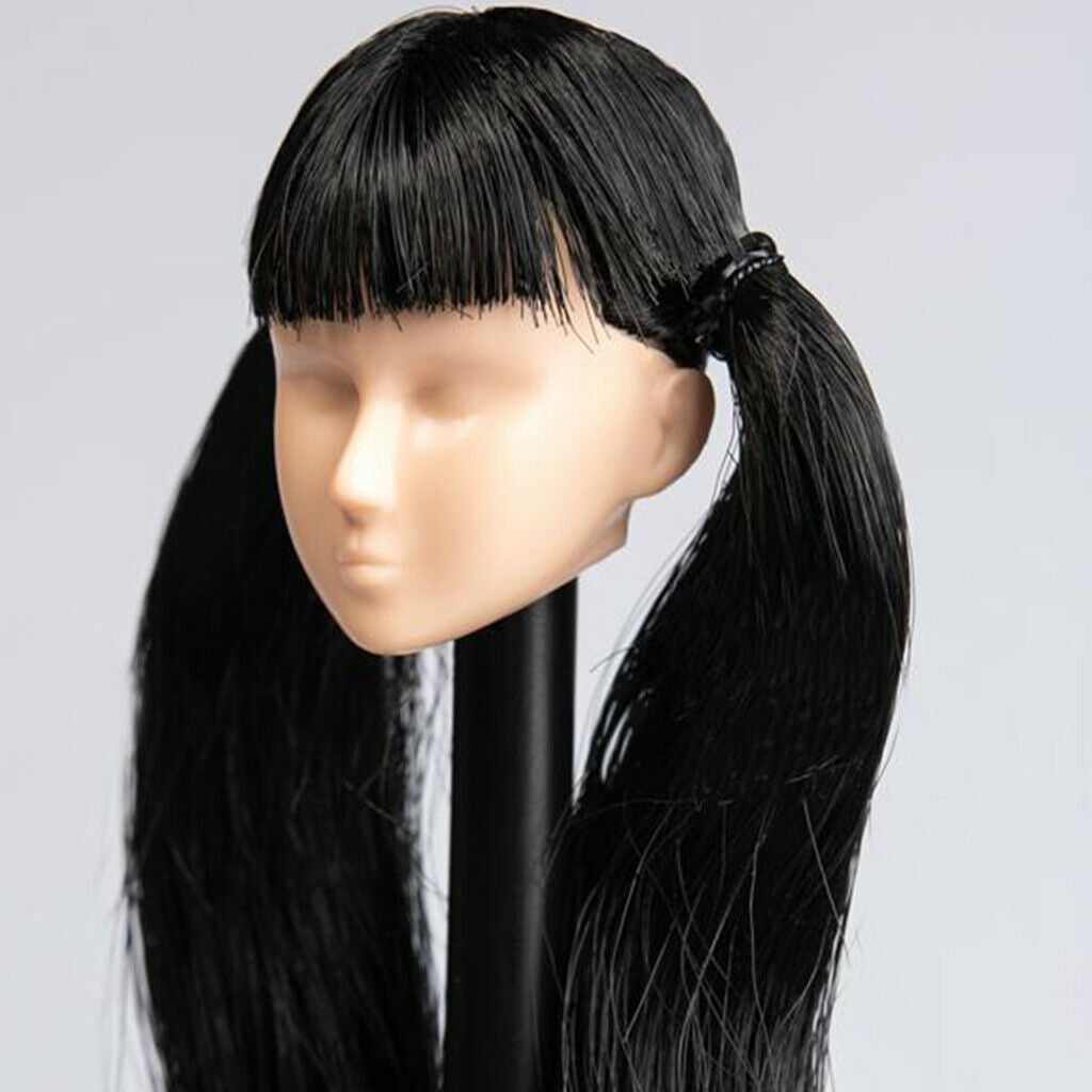1/6 Makeup Headband w/ Hair for    Female 12inch Figures Accessories