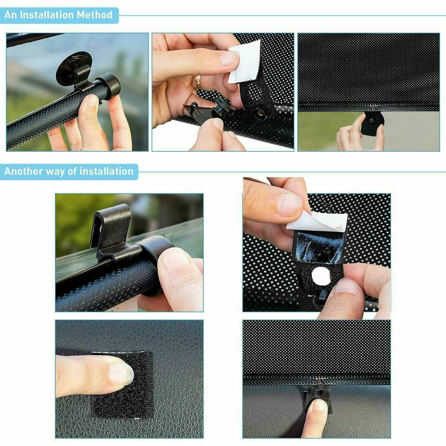 Retractable Car Auto Side Window Baby Sun Shade Shield Cover Roll Curtain Visor