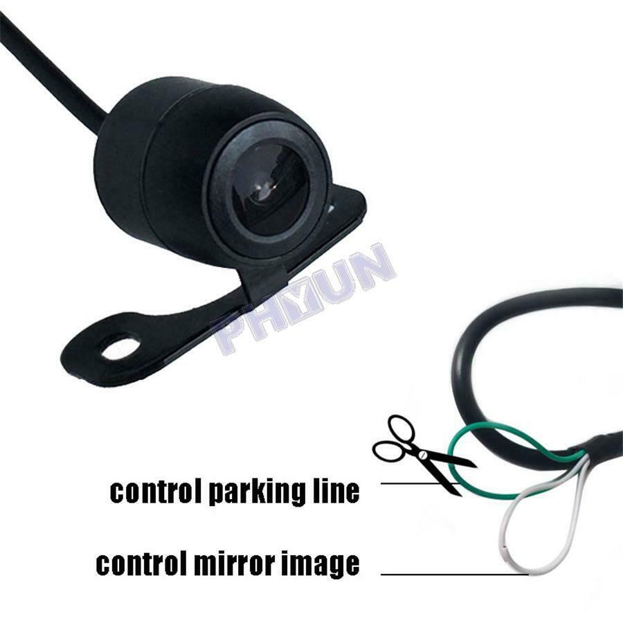 170Â° Wide Angle Car Front Side Rear View Backup Reversing CCD Camera Waterproof
