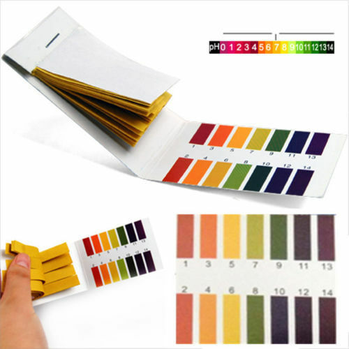 160-Strips Full Range pH Test Paper Water Litmus Testing Kit Alkaline Acid 1-14