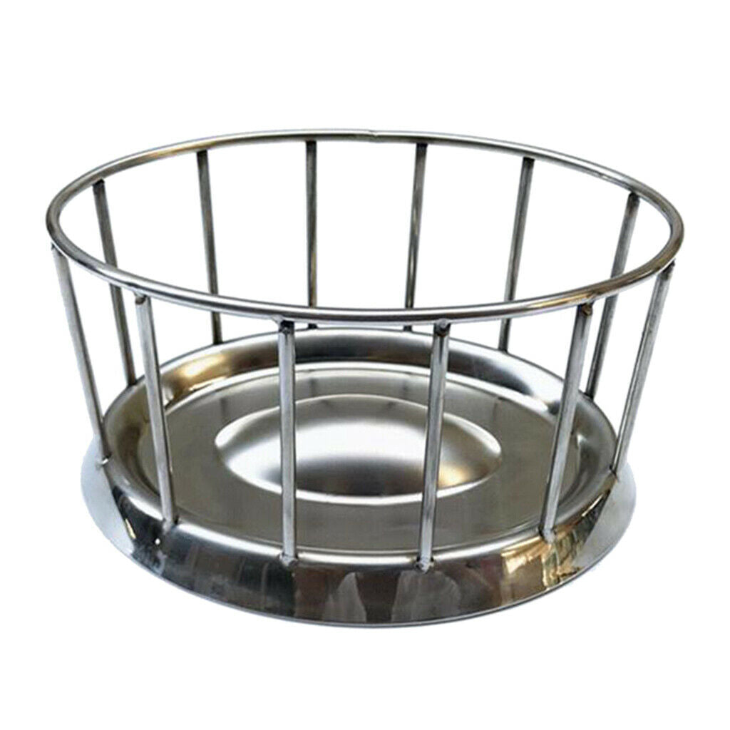 Stainless Steel Tortoise Food Bowl Turtle Food Dish Dispenser Feeding Tool B