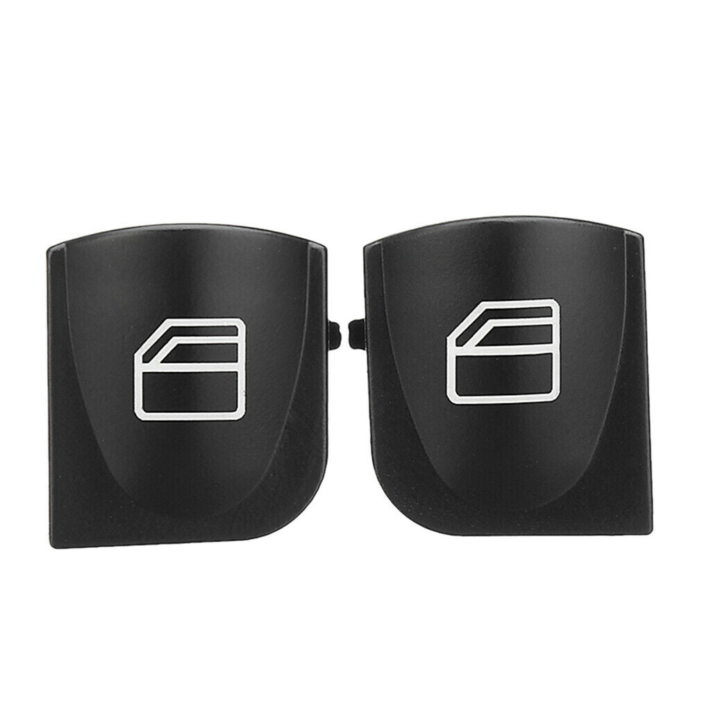 2pcs Power Window Switch Console Cover Caps for Mercedes W203 C-CLASS C320