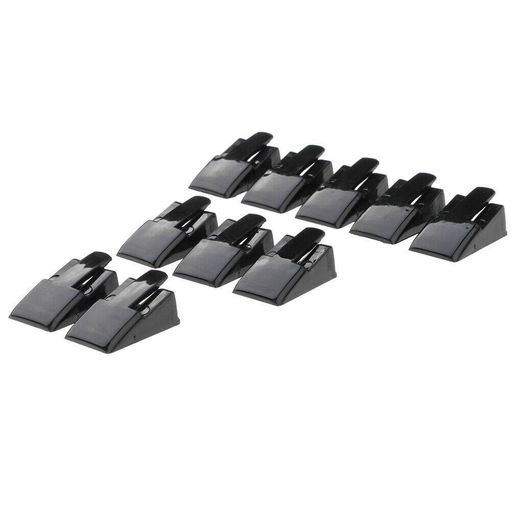 10x PP Durable Finger Rings Display Storage Holders for Showcase Accessories