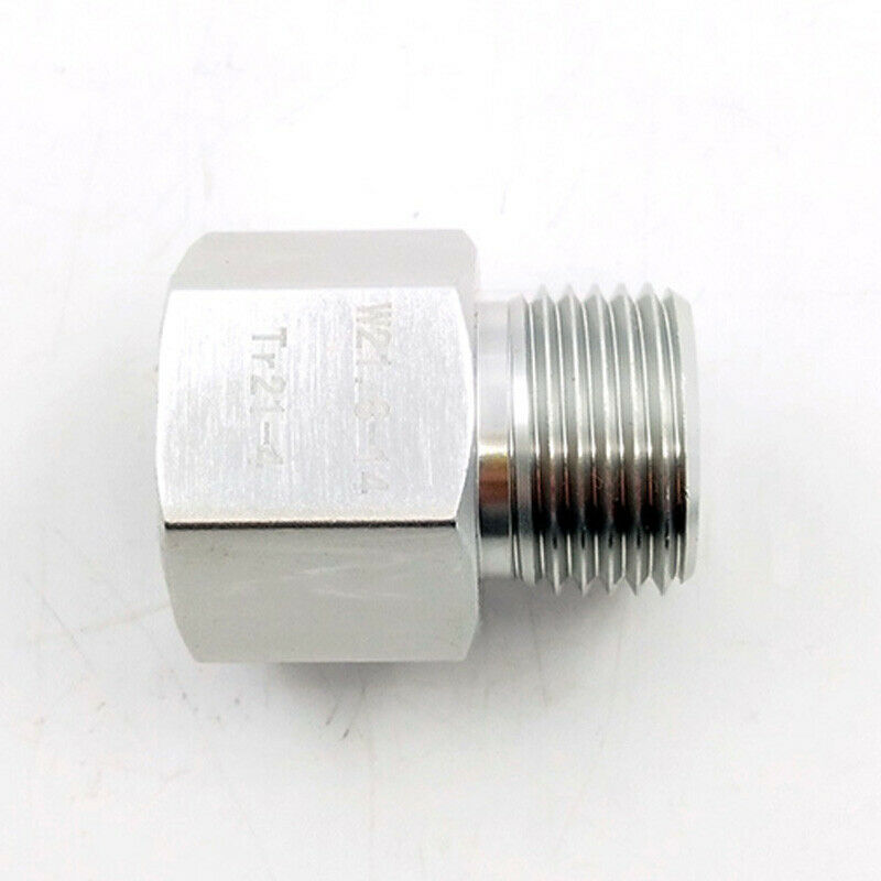 1X CO2 Tank Adapter Brass Cylinder Female CGA 320 to Male W21.8 Converter ConnI1