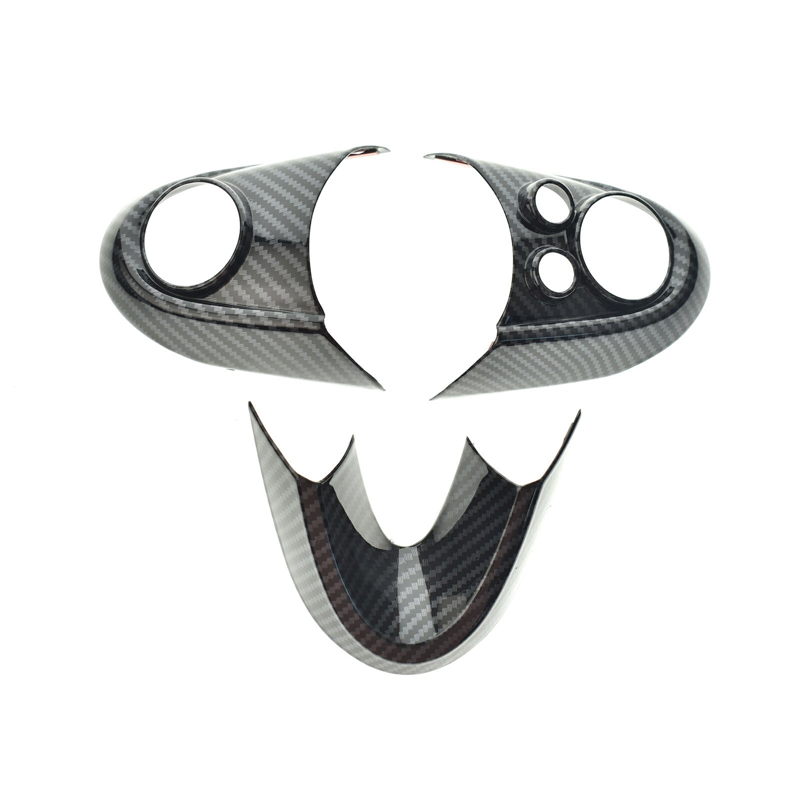 Carbon Fiber Trims For Mini F54 F55 F56 F57 F60 Steering Wheel Cover Accessories