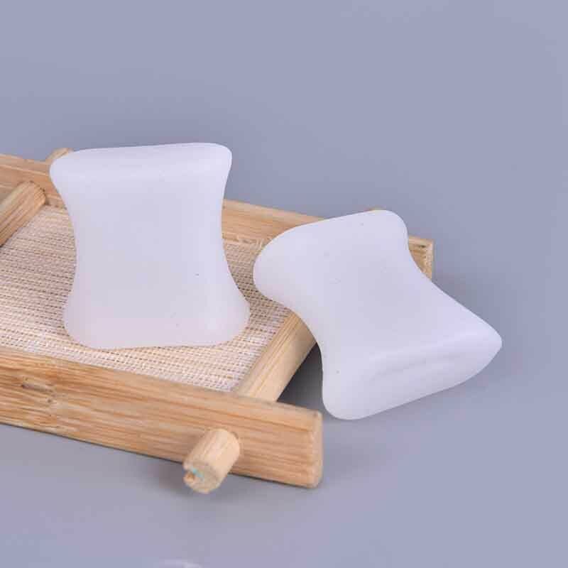 1Pair Silicone Foot Finger Toe Separator Hallux Valgus Corrector Feet C JfJCA Lt