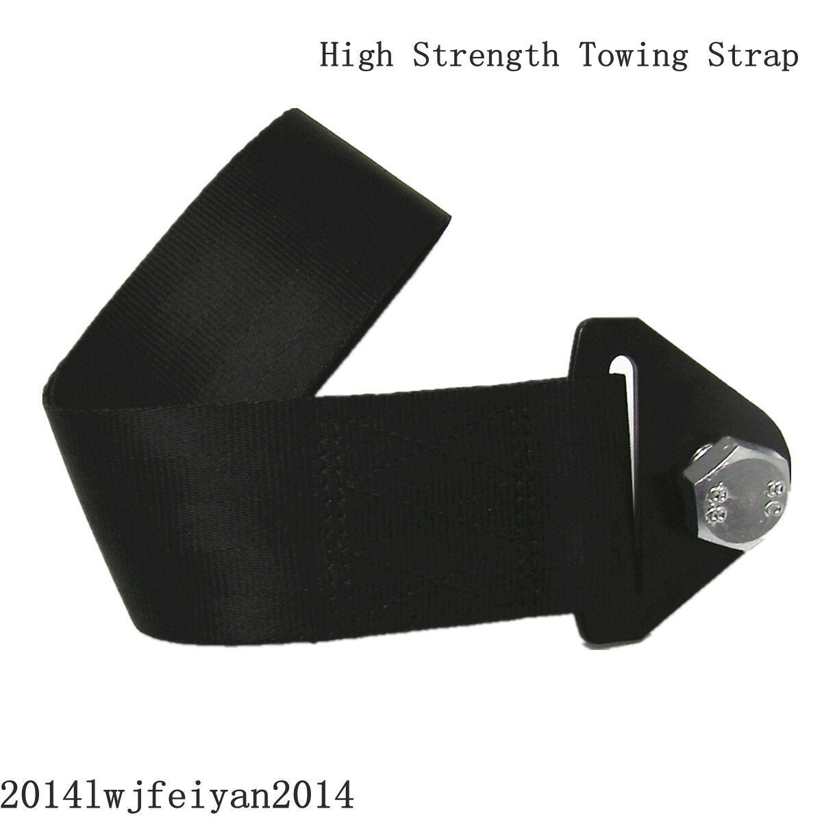 Heavy Duty High Strength Nylon Front Rear Bumper Hook Racing Towing Strap Rope