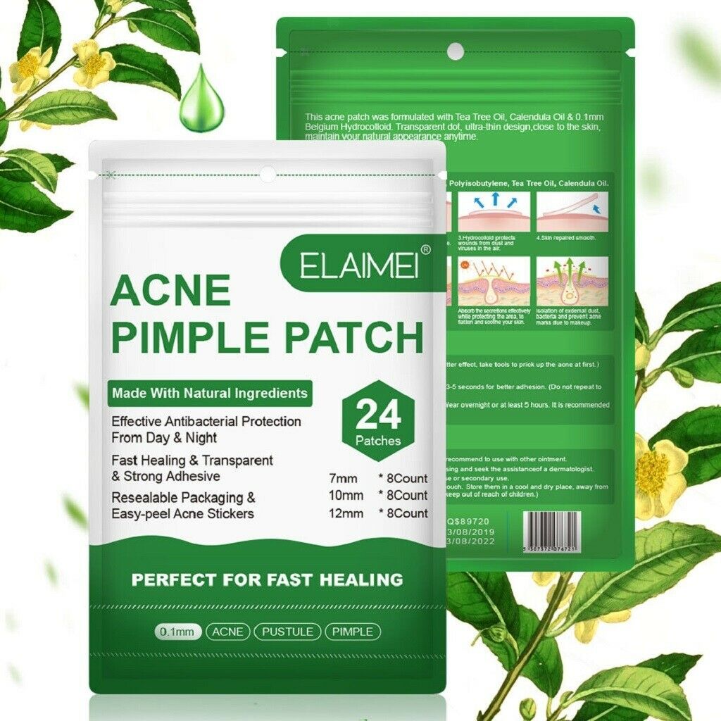 24 Pieces Acne Pimple Spot Patch Removal Clear Facial Spot Face Skin Care