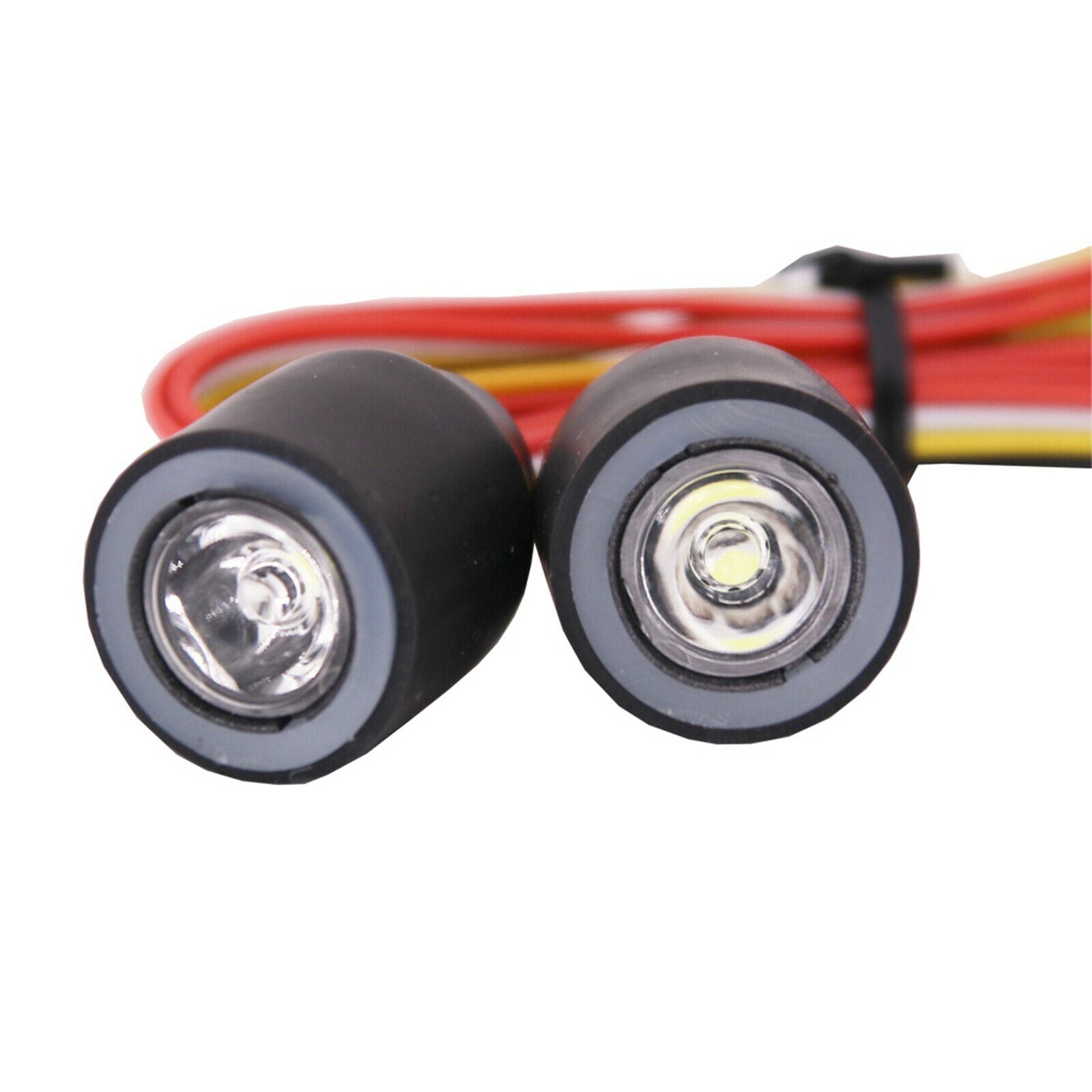LEDs Headlights Lamps for SCX10 TRX4 D90 1/10 RC Rock Crawler Car Upgrade