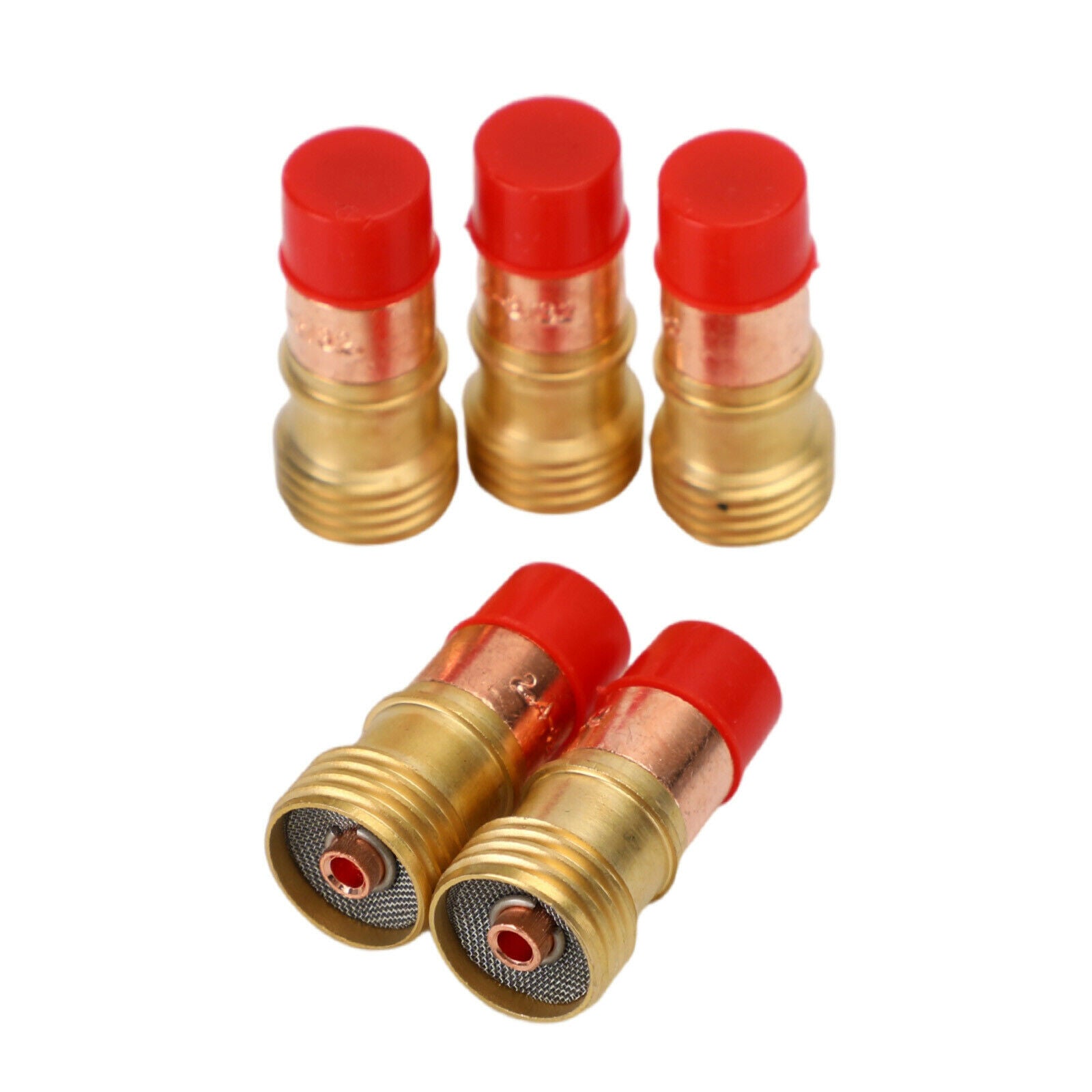 5pcs Tig Welding Torch Stubby Gas Lens 4Gl332 (3/32") For 17/18/26