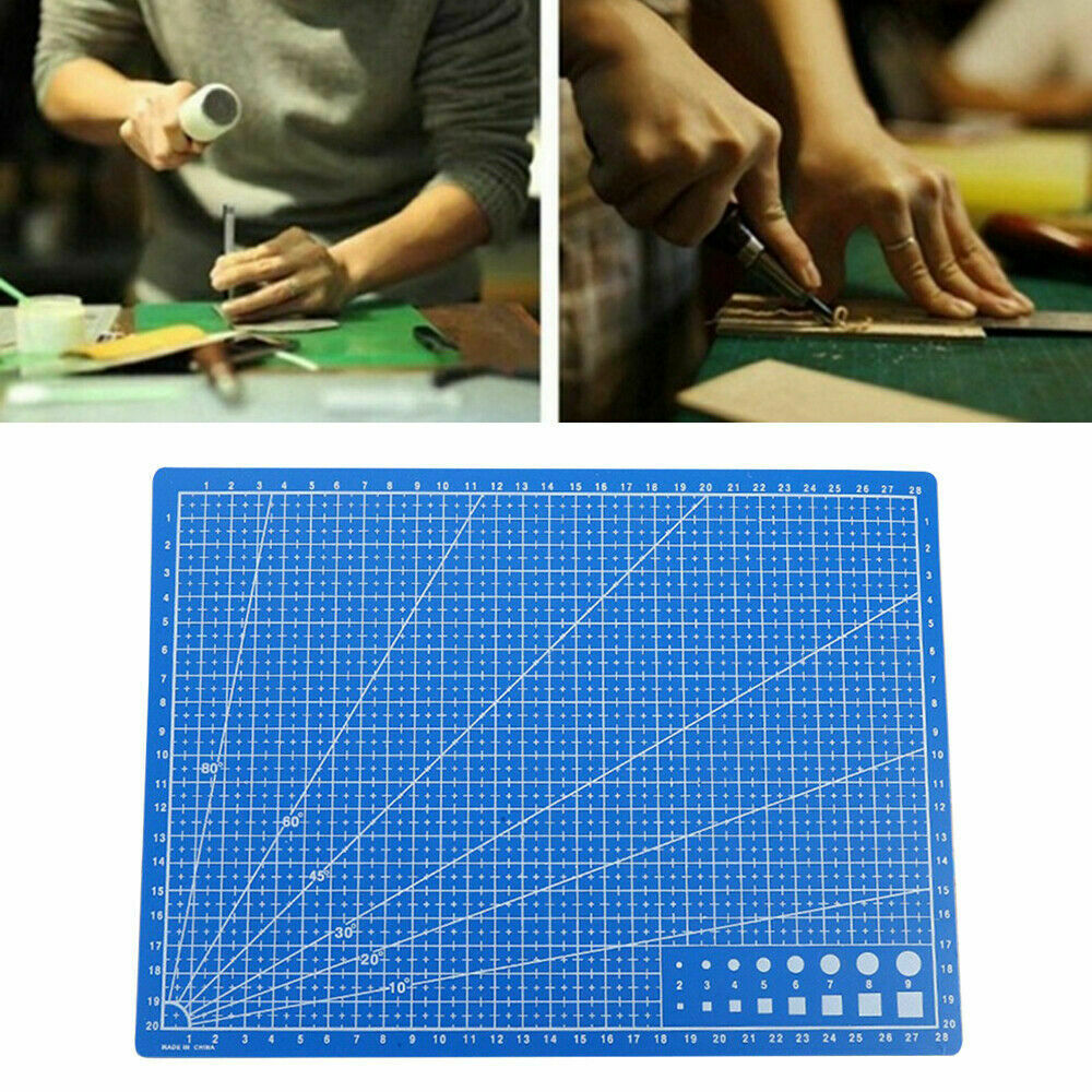 A4 Cutting Mat Self Healing Non Slip Craft Quilting Printed Grid Lines Board US