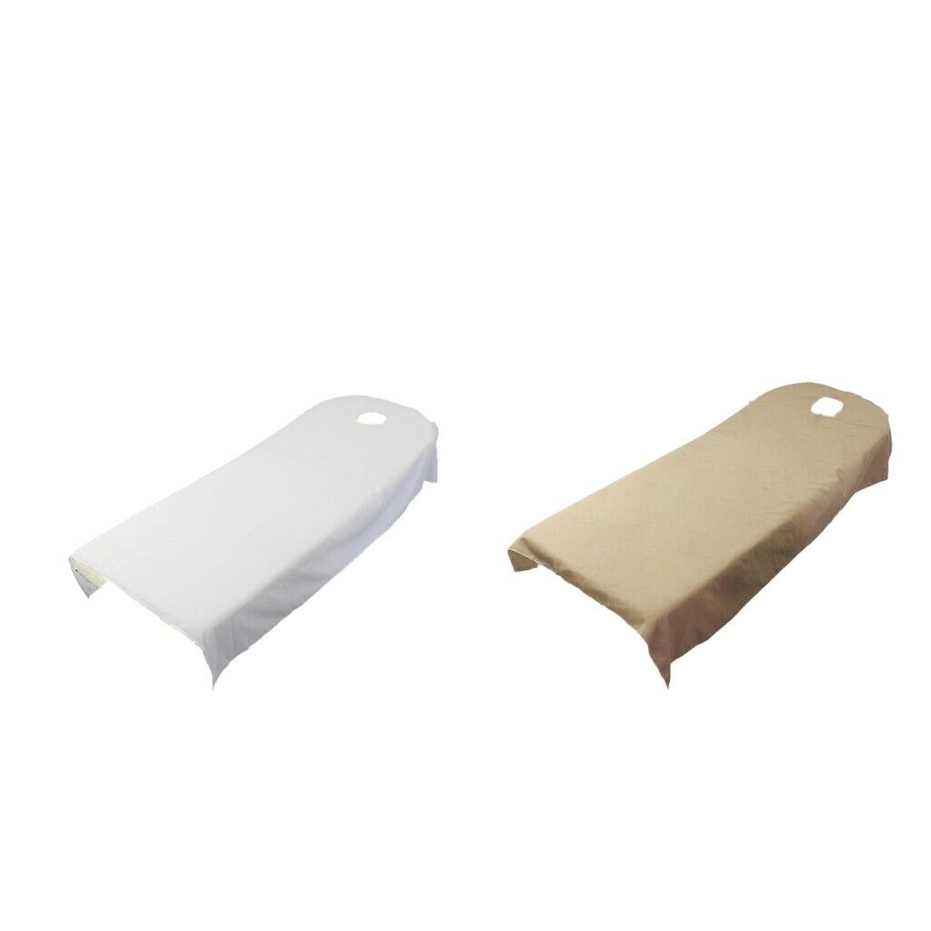 2pcs Soft Massage Table Cover Beauty Bed Sheet for Cosmetic Salon 80x190cm