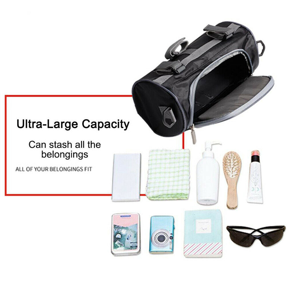 Waterproof Motorcycle Front Bag Motorbike Bike Handlebar Tools Storage Pack