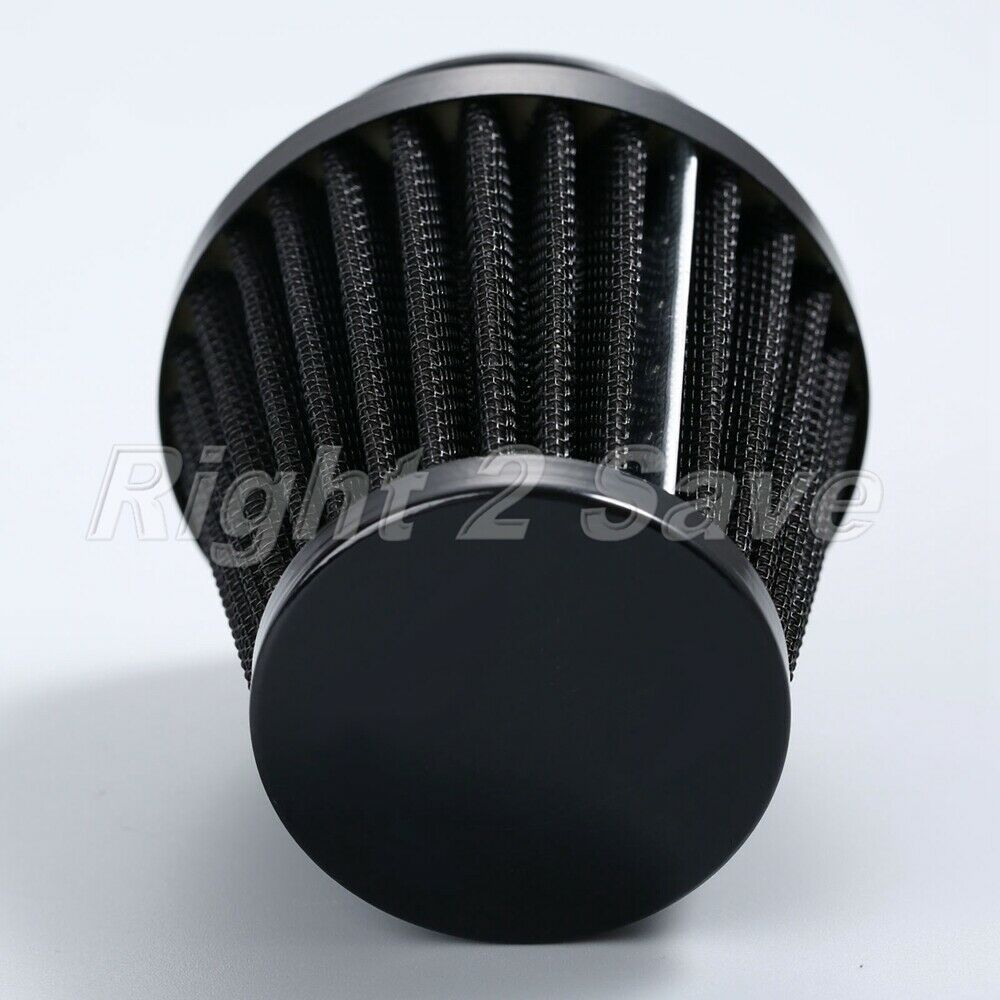 48mm Motorcycle Metal Rubber Air Intake Cleaner Filter for Scooter ATV Minibike