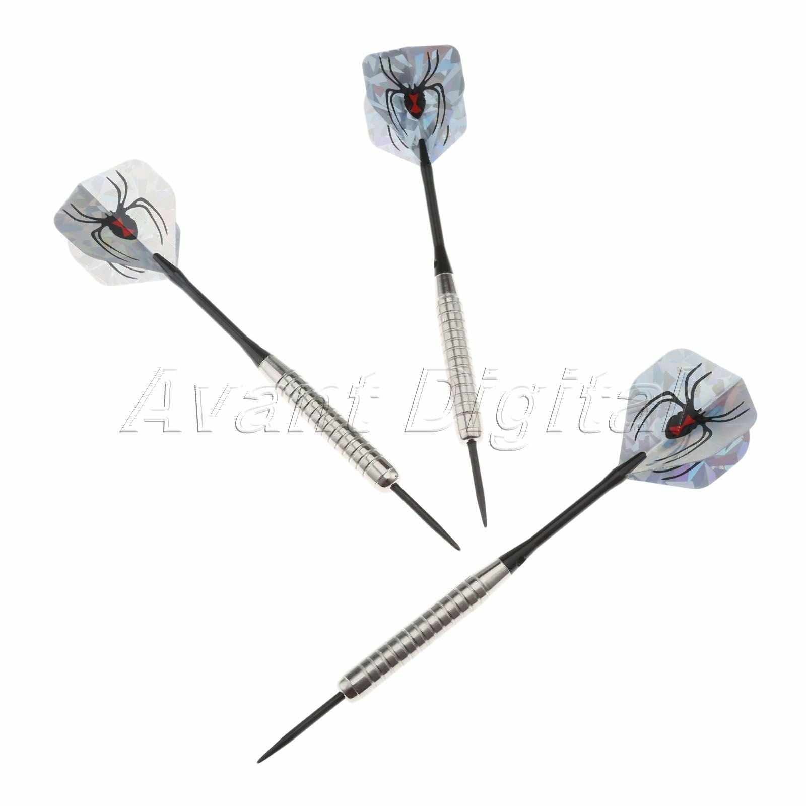 3×Great Standard Steel Tip Darts & Aluminium Shafts High Quality Dart Flight
