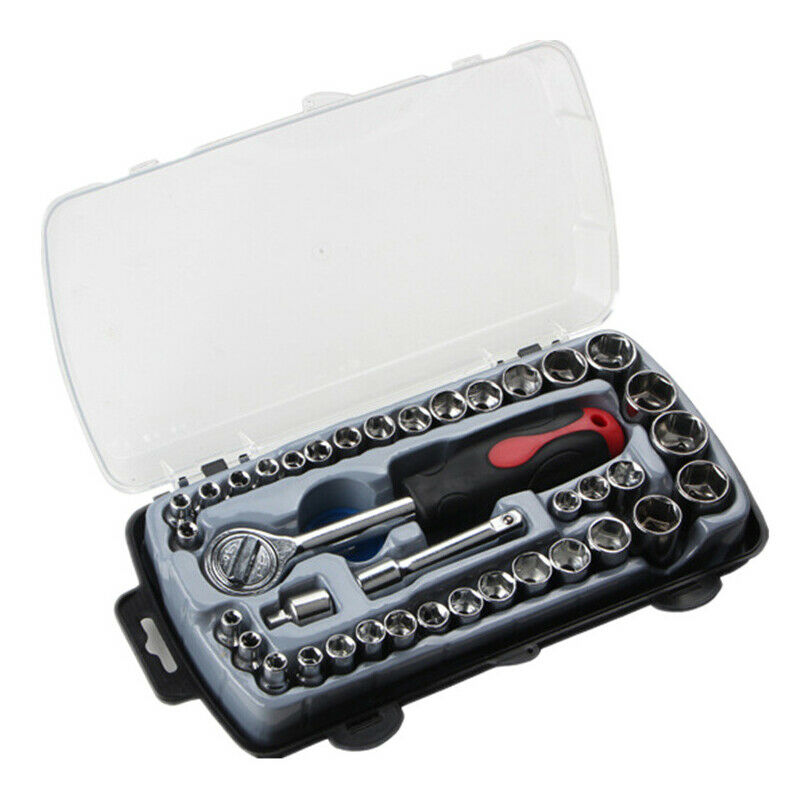 40PCS Wrench Sleeve Hand Tool For Car Repair Ratchet Torque Motorcycle Tyre Tool