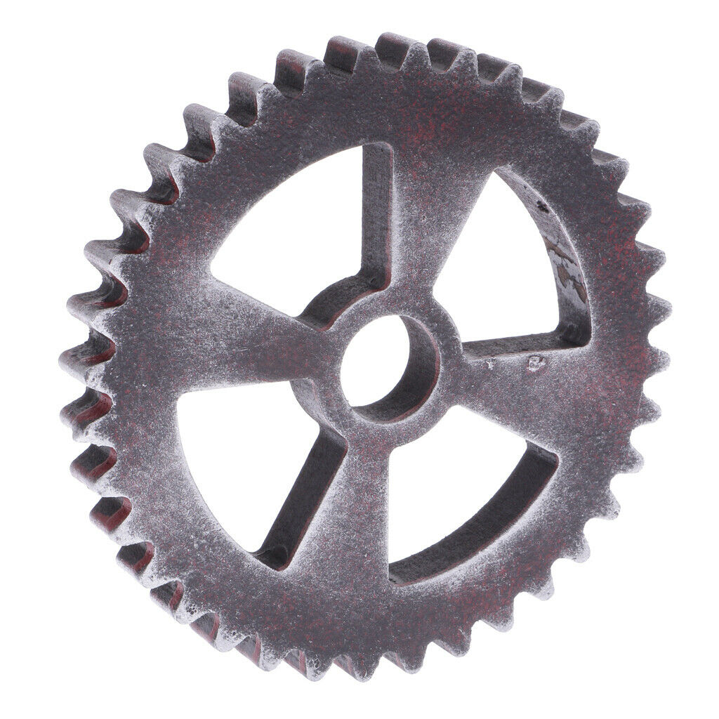 4Pieces Industrial Style  Wood Steampunk Gear Home Bar Cafe Craft Art Hanging