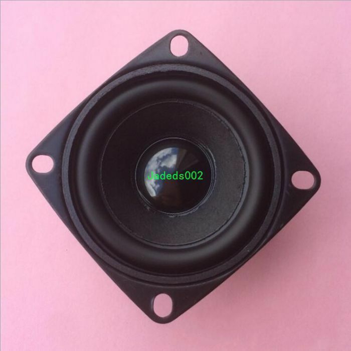2pcs 52mm 4Ω 6W full-range speakers 4ohm PU edge loudspeaker HiFi Audio Parts
