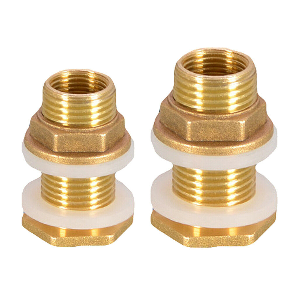 Pack of 2 Water Tank Connector Garden Hose Fittings Leak-proof DN15 DN20