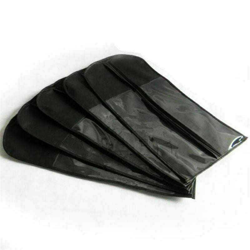 Wig Hangers Hair Extension Carrier Storage Case Wig Stands Dust Proof Bag Black