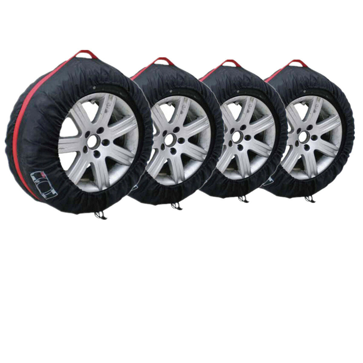 4xCar SUV Spare Wheel Tyre Protection Cover Carry Tote 13"-19" Tire Storage Bags