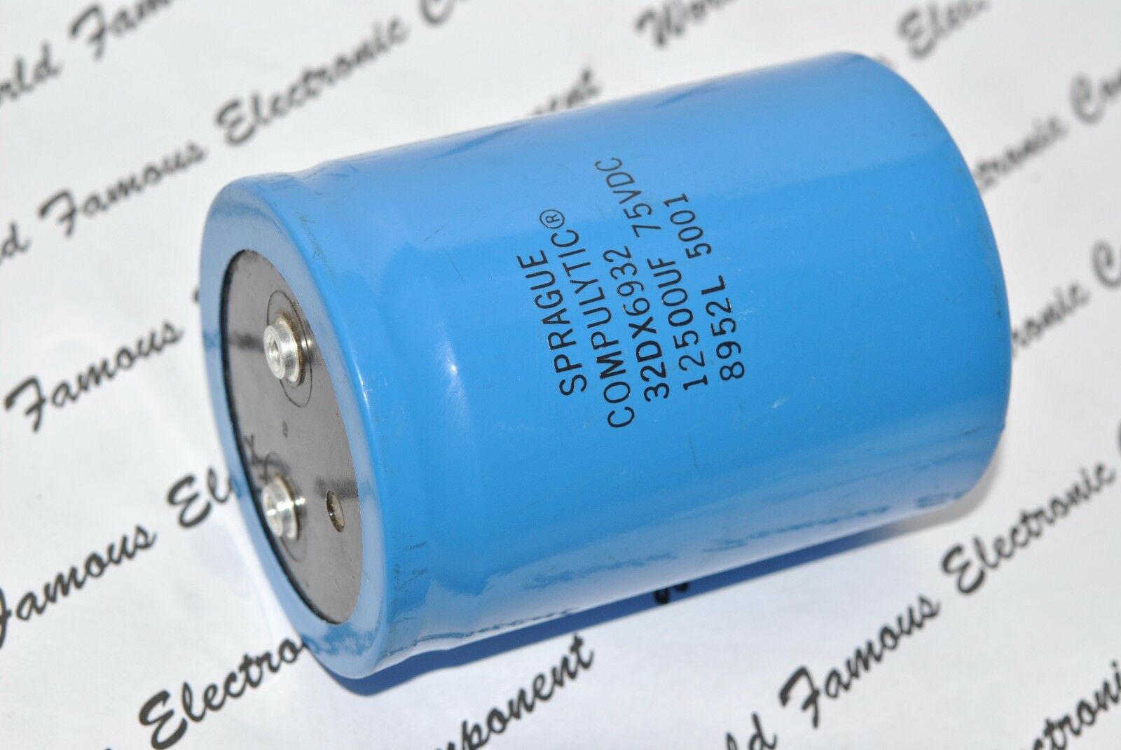 1pcs-SPRAGUE 12500uF 75V 36DX6932 Screw Terminal Aluminum Electrolytic Capacitor