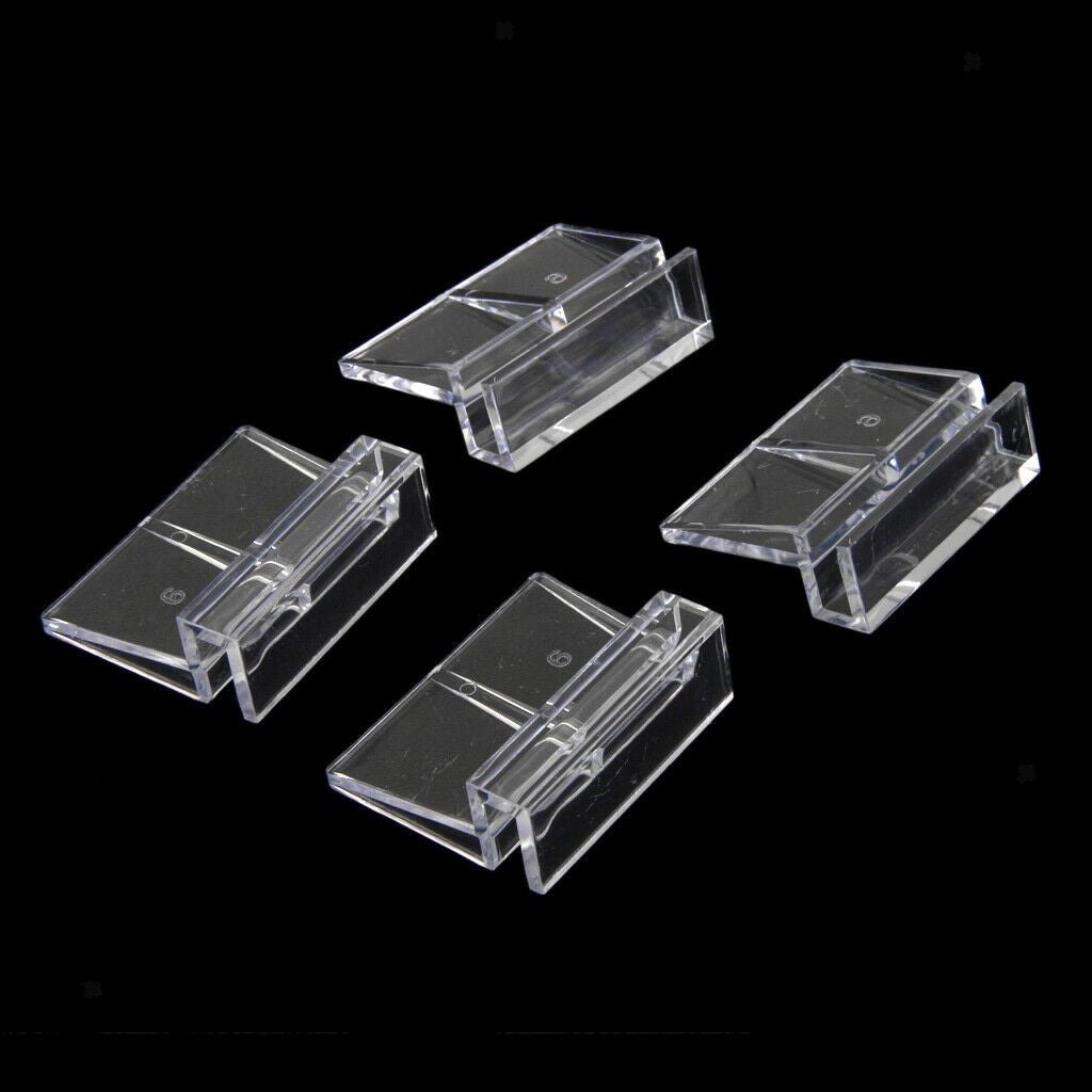 6/8mm Plastic Cover Clips Fish Tank Aquarium Adjustable Filter Filtration Bucket