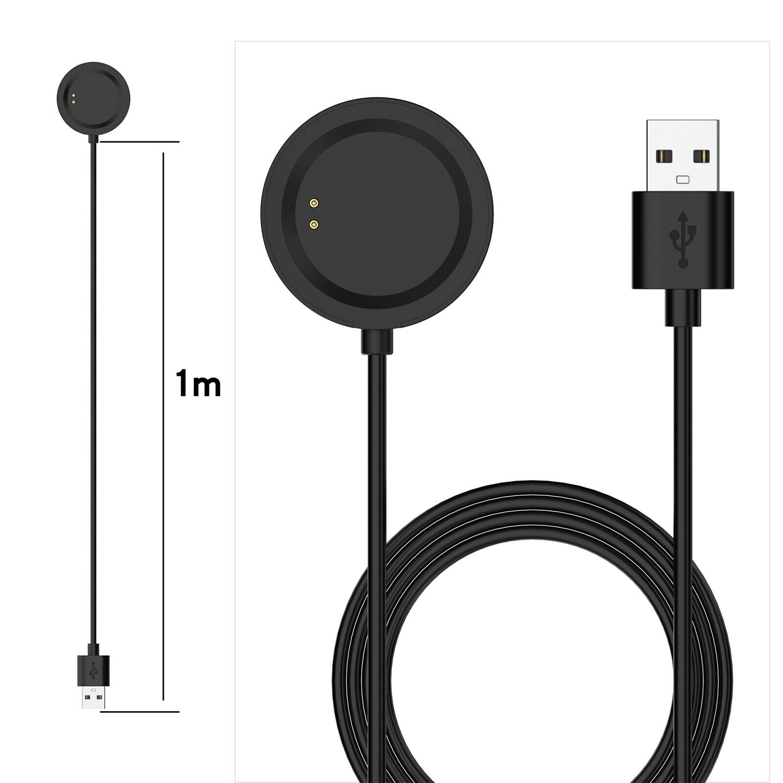 Update Version Wireless Fast Smart Watch Charger Pad Dock USB for Oneplus