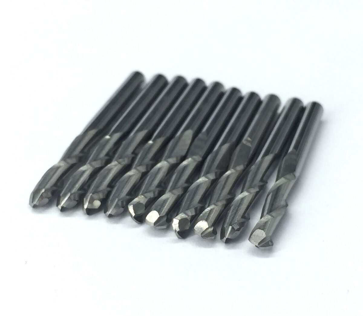 10 ball nose double flute CNC router bits OVL：38mm Φ 1/8"（Φ3.175mm）-CEL:17mm[M1]