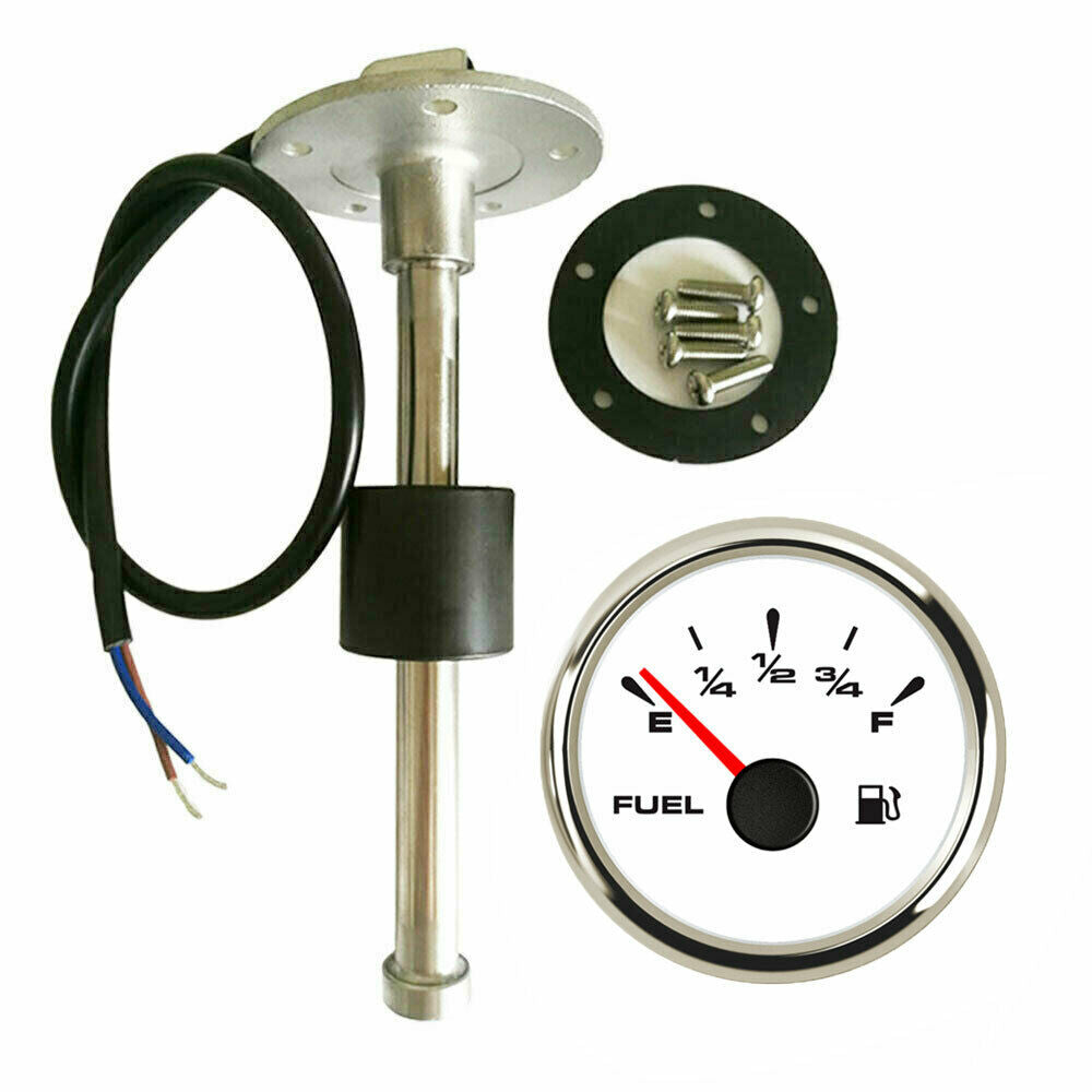 Fuel level gauge with 6.5inch sender 7 colors led 73-10ohms 0-90Î© 10-180Î© 240-33