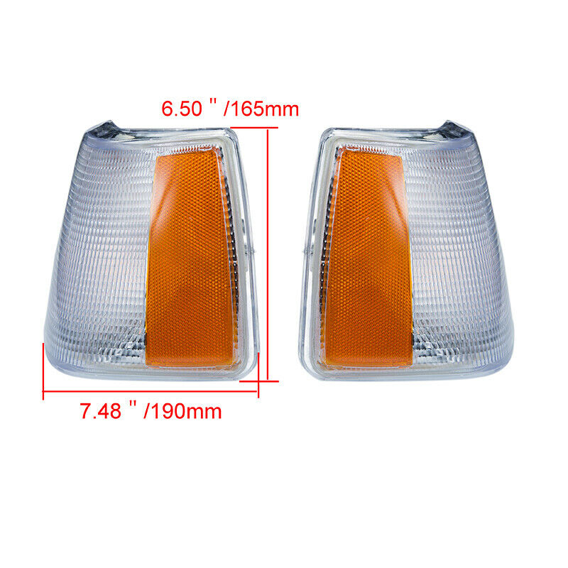 Pair Corner Marker Turn Light Signal Side Cool Style Fits For Volvo 960 940 740
