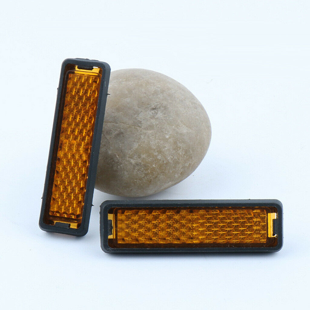10-Pieces Cycling Foot Pedal Reflector Bicycle Biking Night Warning Light
