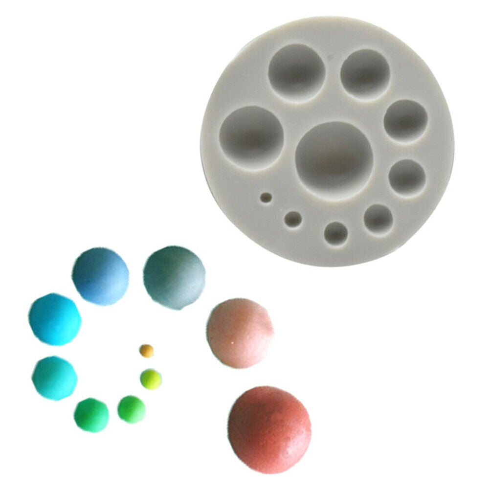 Round cake mold soap mold silicone baking mould for candy chocolate ice l.l8