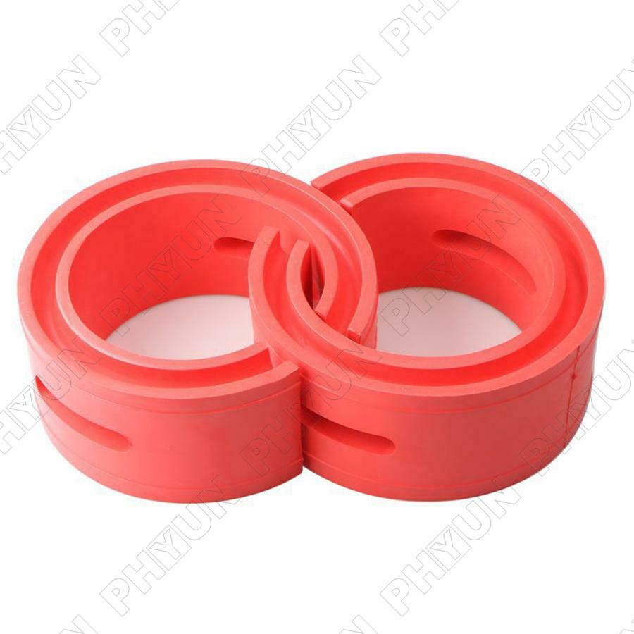 2Pcs Car Red Shock Absorber Spring Bumper Buffer Power Cushion Coil Damper Tool