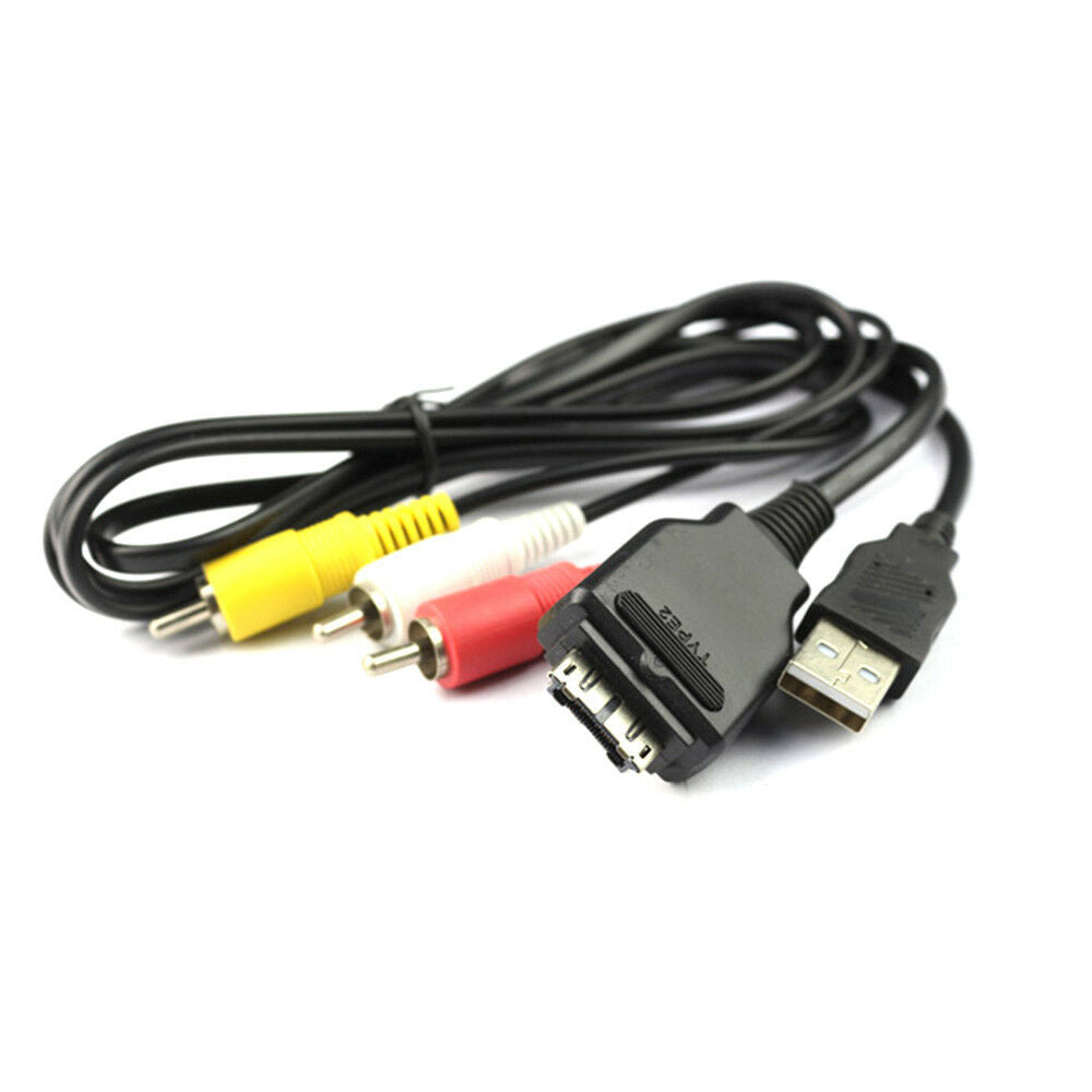 USB&AV TV Cable for Sony VMC-MD2 Cyber-Shot DSC-H55 DSC-W230 DSC-W270 Cameras