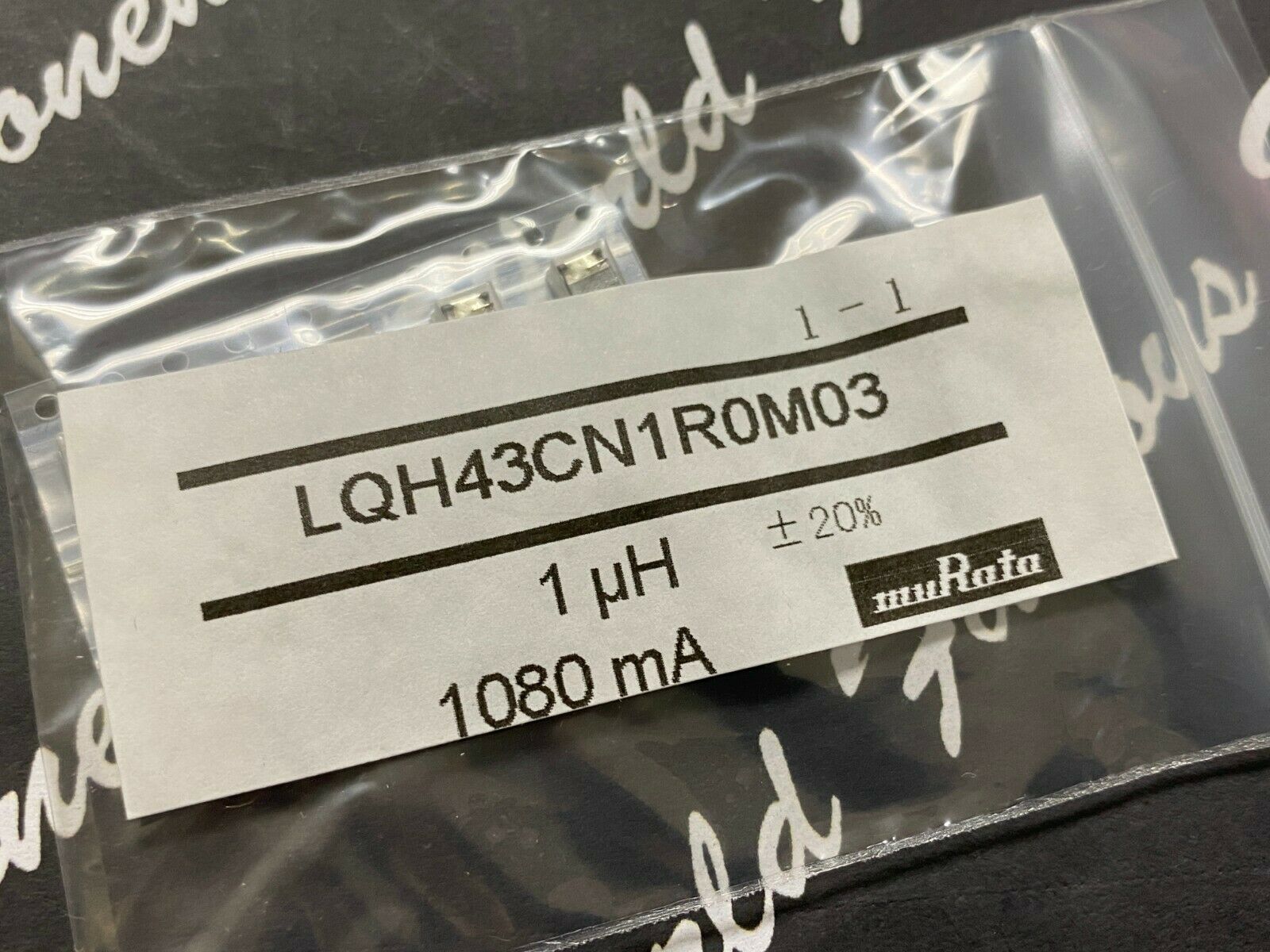 10pcs - muRata LQH43CN1R0M03 1uH 1080mA 20% SMD Inductor