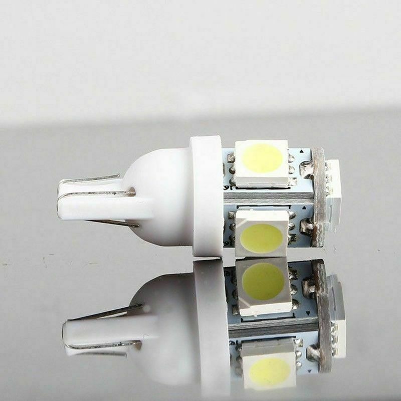 15Pcs T10 XENON LED Light Bulb 5SMD 5050 White Lamps Wedge 12V TAIL 194 168 USA
