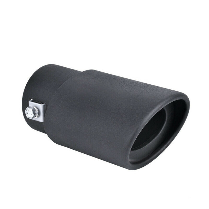 Durable 63mm Stailess Steel Car Exhaust Pipe Inlet Tips Muffler Pipe Tail Throat