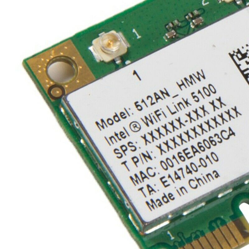 Dual Band 300Mbps Wireless Card for Intel Wifi 5100 512AN HMW Mini PCI-E WlaS6K1