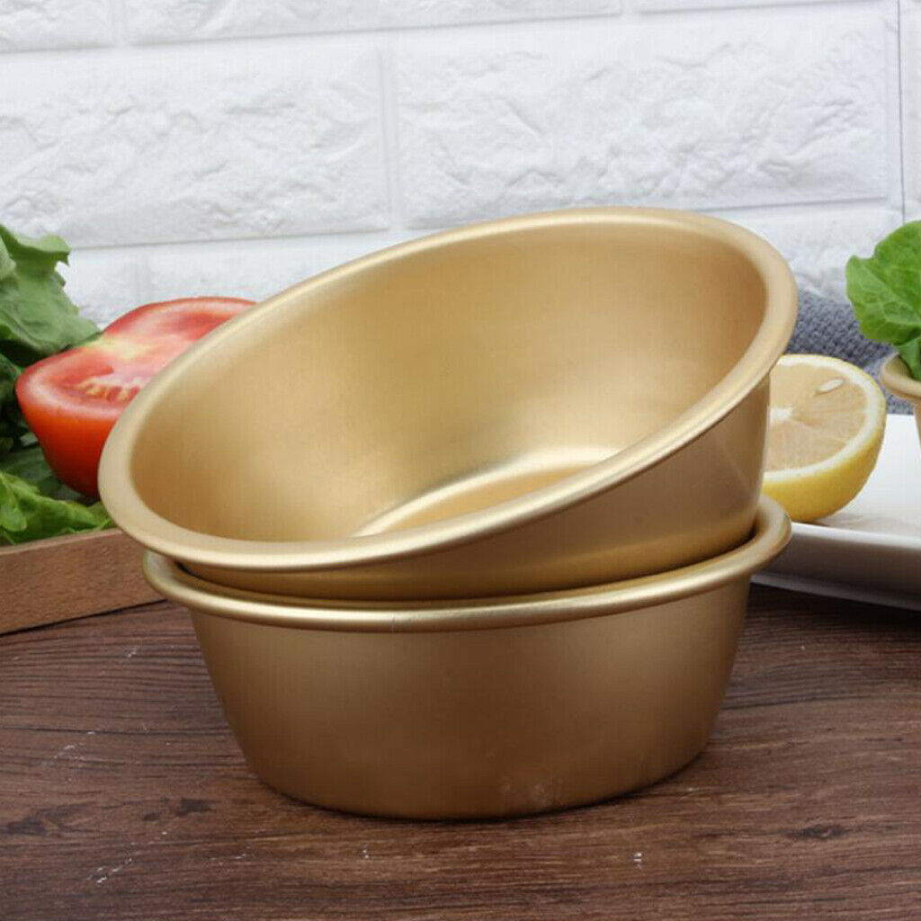 2Pieces Korean Ramen Pot Rice Wine Bowl Aluminum Stockpot for Makgeolli,Soup