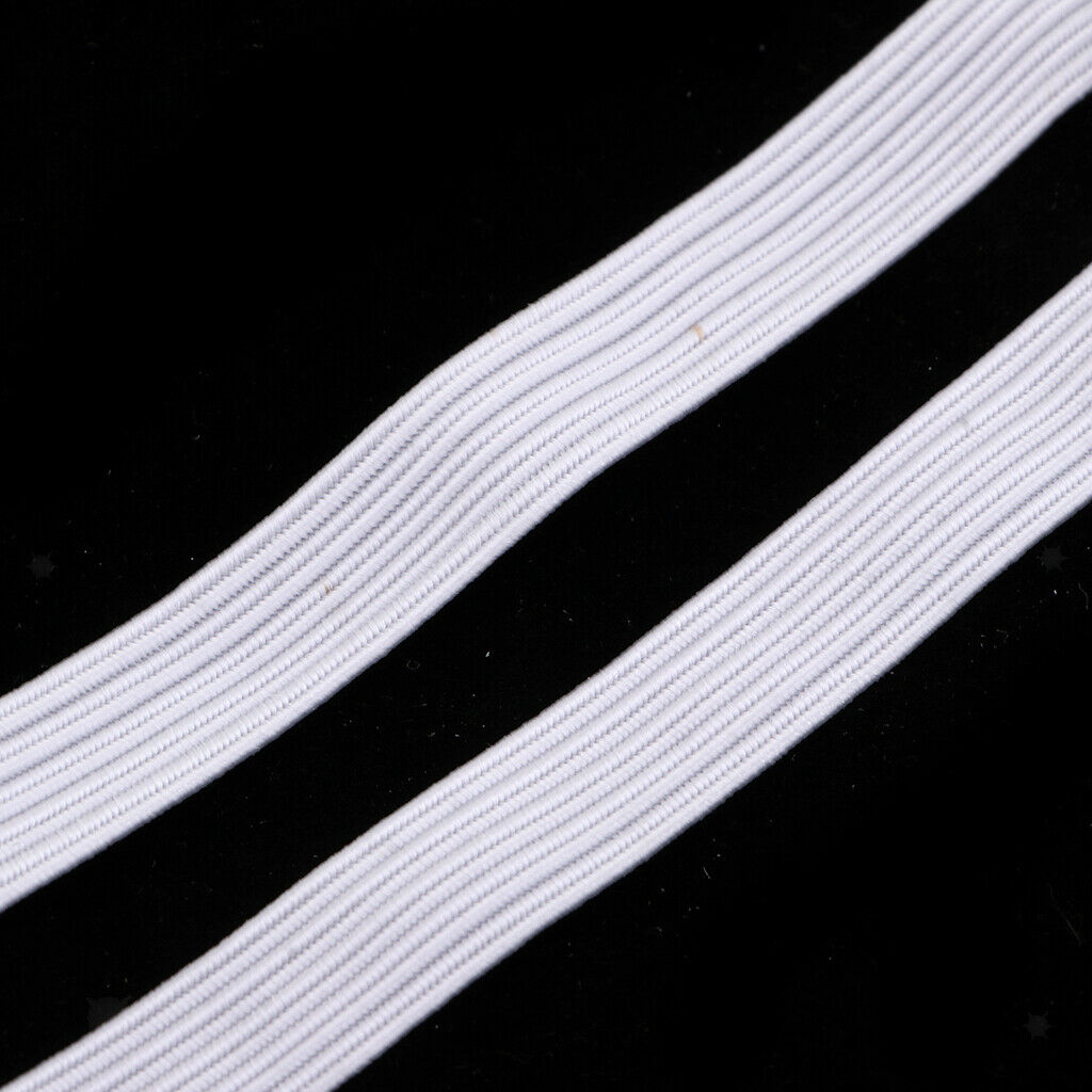 Elastic Band 6 Mm Wide, Elastic White Trousers Rubber Elastic Cord Elastic