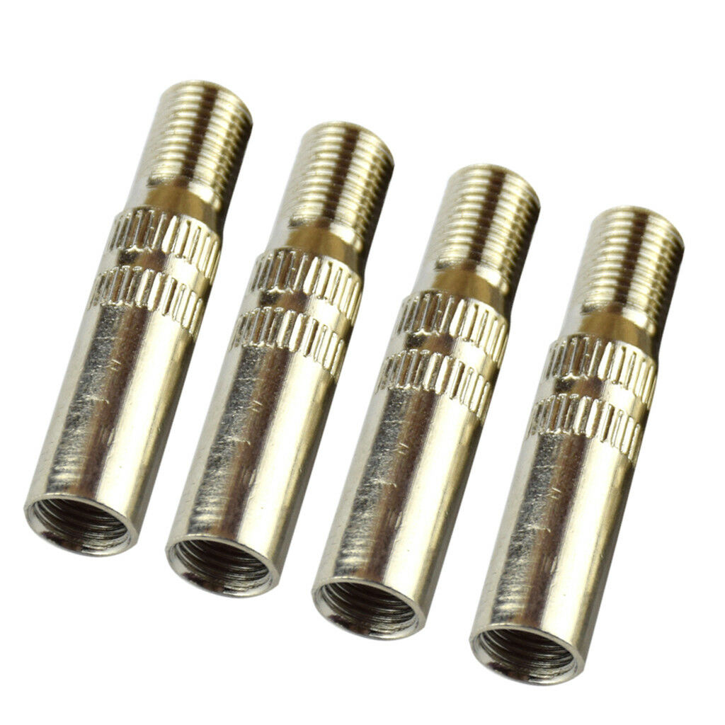 4PCS Car Vehicle Bike Motorcycle Copper Tire Tyre Valve Extension Caps 39mm
